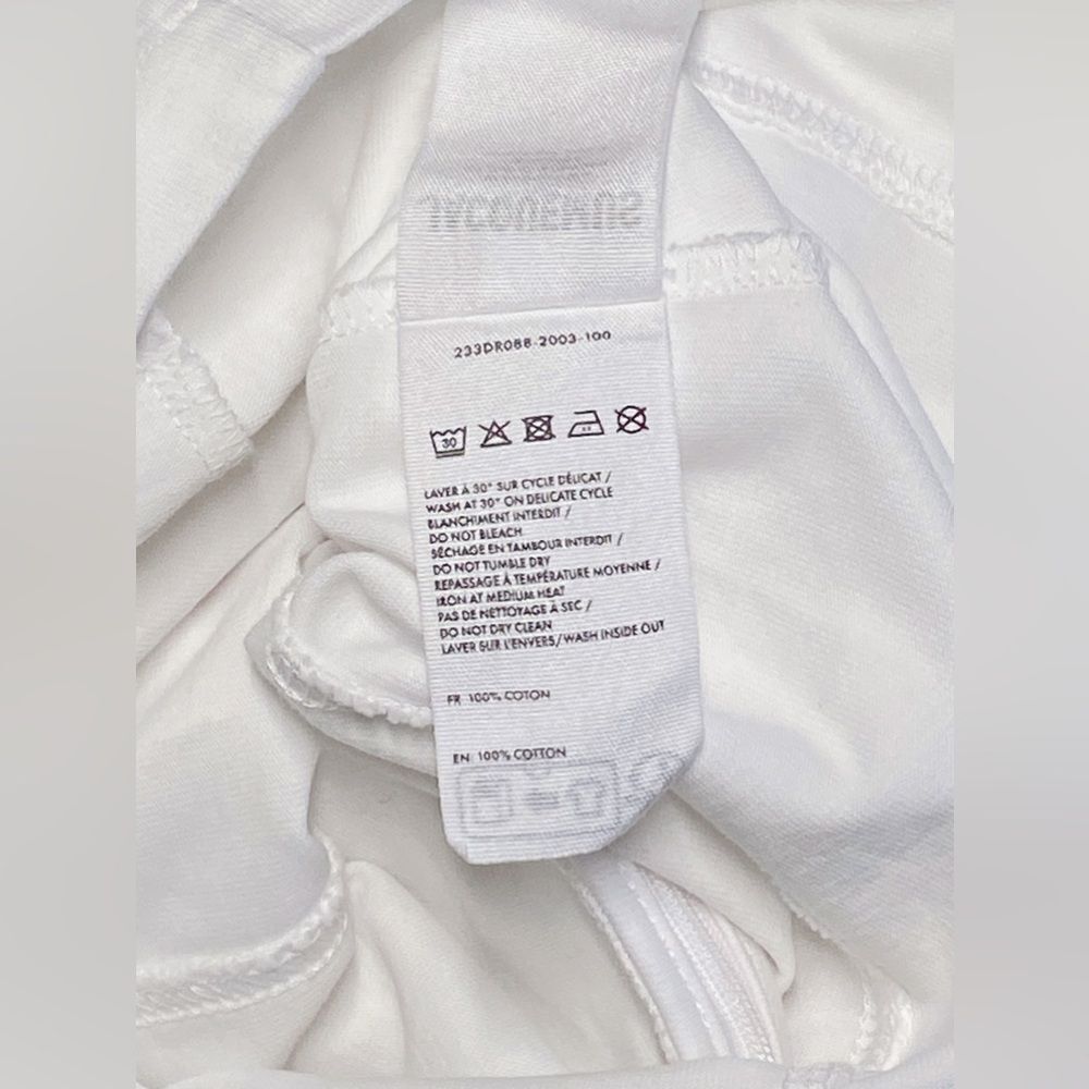 JACQUEMUS White T-Shirt Minidress size XS - Picture 14 of 14